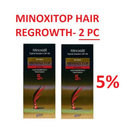 Bio Aqua Minoxytop 5% for Hair Regrowth and Stop Hair-fall | Minky Top Mintop Min Top Minoxidil Solution | Hair Serum hair treatment - pack of 2