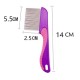 Lice Comb For Women And Kids | Stainless Steel(Ju, Joo, Zu) Lice Terminator | Fine Egg Nit Lice Egg Removal Comb For Women | Lice Comb For Scalp - Louse And Eggs Remover - HANDLE SHAPE