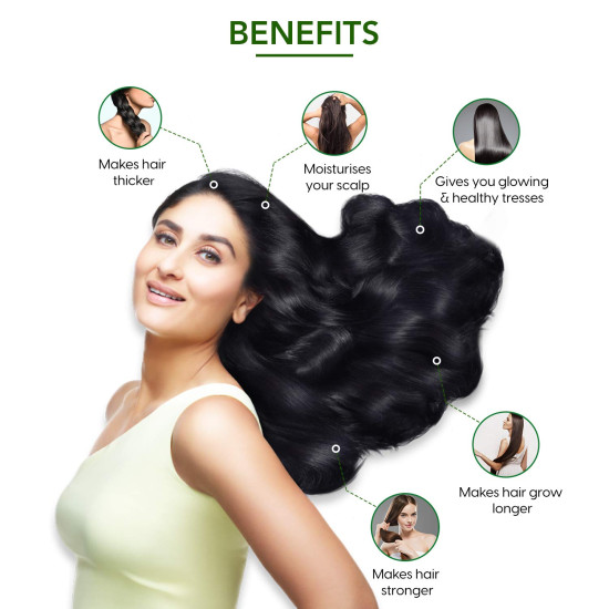 Dabur Amla Hair Oil - 180 ml | For Strong, Long and Thick hair | Nourishes Scalp | Controls Hair Fall, Strengthens Hair & Promotes Hair Growth