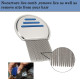 Lice Comb For Women And Kids | Stainless Steel(Ju, Joo, Zu) Lice Terminator | Fine Egg Nit Lice Egg Removal Comb For Women | Lice Comb For Scalp - Louse And Eggs Remover - ROUND SHAPE