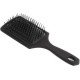 Combo of Round Rolling Curling Roller Comb Hair Brush (Colour May Vary) & Paddle Flat Hair Brush Comb Black For Men And Women - Combo of 2