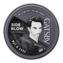 Gatsby Hair Styling Wax - Mat & Hard 75gm | Strong Hold, Mat Finish, High Volume, Non Sticky, Anytime Re-Stylable & Easy Wash Off | Easy Styling | Mat Finish Hair Wax for Men