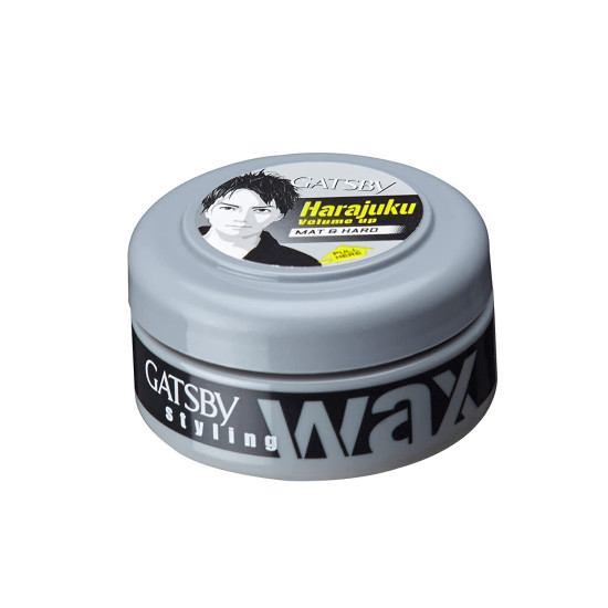 Gatsby Hair Styling Wax - Mat & Hard 75gm | Strong Hold, Mat Finish, High Volume, Non Sticky, Anytime Re-Stylable & Easy Wash Off | Easy Styling | Mat Finish Hair Wax for Men