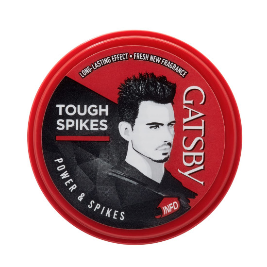 Gatsby Hair Styling Wax - Power & Spikes 75gm | For Tough & Spiky Hairstyle | Strong Hold, Volumizing Finish, Non Sticky, Anytime Re-Stylable & Easy Wash Off | Natural Shine Effect | Hair Wax For Men