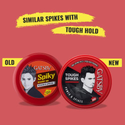 Gatsby Hair Styling Wax - Power & Spikes 75gm | For Tough & Spiky Hairstyle | Strong Hold, Volumizing Finish, Non Sticky, Anytime Re-Stylable & Easy Wash Off | Natural Shine Effect | Hair Wax For Men