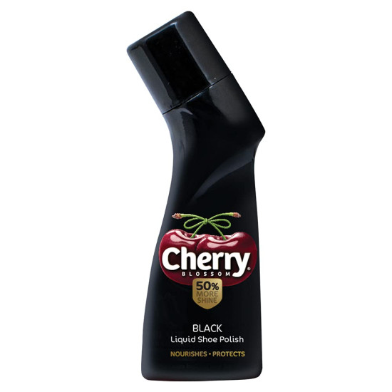 Cherry Blossom Liquid Wax Polish (Black) - 75 ml - Pack of 1 Cherry Blossom Liquid Wax Polish (Black) - 75 ml - Pack of 1