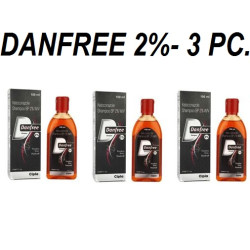 Danfree 2% Anti Dandruff and Anti Fungal Shampoo (100ml)- Pack of 3