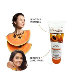 SkinShine Papaya Fairness Facewash Gel | Skin Shine Papita Face Wash | For Fair and Glowing and Tan-free Skin | Pack Of 2