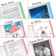 Combo of 1 Display File With 20 Transparent Pockets (Leaf) Random Color + 45 Pages of A4 Sheet + 1 White Board Marker Pen | Combo of 3
