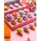 Dessert Erasers Set Lollipop Ice cream Popsicle Doughnuts Rubber Pencil Eraser for Kids School Students Novelty Erasers School Stationery Kanjak Return Gift for Girls Birthday Party Favors - 4 Packs (16 Erasers)