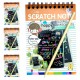 Rainbow Scratch Note Book Paper Magic Doodle Note Pad For Kids, Arts & Crafts Painting Sketching With Wooden Pencil | For Birthday Return Gifts For Kids Children Girls, Boys| SIZE-A6 | Multicolor - Set of 4 Rainbow Scratch Note Book Paper Magic Doodle Note Pad For Kids, Arts & Crafts Painting Sketching With Wooden Pencil | For Birthday Return Gifts For Kids Children Girls, Boys| SIZE-A6 | Multicolor - Set of 4