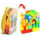 Building Blocks Learning Blocks for Kids with Cartoon Figures, Bag Packing, Best Gift Toy, Multicolor (Set of 35 Pieces)