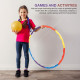 Hula Hoop Ring - Slim for Kids - Best Hupla Ring with Attractive Colours - With 6 Interlock Pieces Hoola Hoop- Random Color