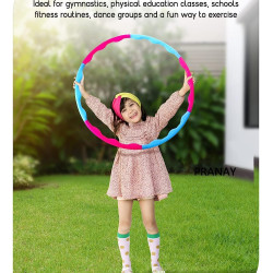 Combo Of 3 | Educational Learning Rainbow Stacking Ring Tower + Good Quality Building Blocks Set of 35 Pieces + Detachable Hula Hoop for Kids | Occupational Therapy Activity Kit