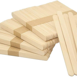 Wooden Craft Stick Premium Natural Wooden Piece Ice Cream Sticks| Popsicle Sticks - Pack of 200