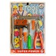 Toy Plastic Tool Kit Pretend Play Set for kids, Tool Set, Construction Tools, Role Play Engineers Workshop, Tool Kit Patta (Set of 10 Tools)