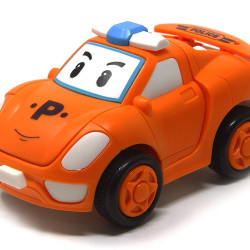 Racing Car to Transformer Robot Toy Pull Forward car for Kids Age 2+ | Strong and Durable Gift for Kids (Random Color) - Pack of 1