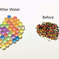 Crystal Soil Water Jelly Water Balls Rubber Jelly Beads - 2000+ Pieces