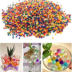 Crystal Soil Water Jelly Water Balls Rubber Jelly Beads -  500 Pieces