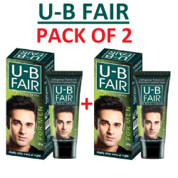 U-B FAIR Whitening Cream For Men- Pack Of 2 (2 x 30 g) | UB Fair, U B Fair, You Be Fair Night Cream