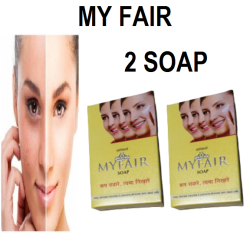 My Fair 2 SOAP for Fairness, Skin Glow & Fairness, Removes Scars (Set of 2)
