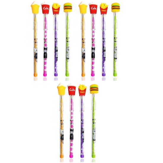 Cutest Burger Cola Softy French Fries Look 0.5 mm Mechanical/Clutch Pencil for Kids/Birthday Return Gifts - Pack of 12 Cutest Burger Cola Softy French Fries Look 0.5 mm Mechanical/Clutch Pencil for Kids/Birthday Return Gifts - Pack of 12