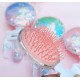 Unicorn Round Hair Comb, Hair Brush for Curly, Hair clip and Soft plush Pencil case Stationery Pouch for Kids Girls Toddler, 1 pc, Random color