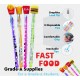 Cutest Burger Cola Softy French Fries Look 0.5 mm Mechanical/Clutch Pencil for Kids/Birthday Return Gifts - Pack of 4