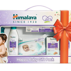 Himalaya Baby Gift Pack Basket - Combo of 7 | Massage Oil, Lotion, Diaper Rash Cream, Soap, Shampoo, Wipes & Powder | New Born Baby Gift kit 7 in 1 | Body, Bath, Hair & Skin Care Combo