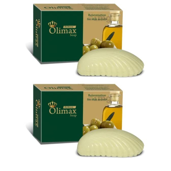 Olimax Olive Soap for Skin Rejuvenation (75 gm) - Pack of 2
