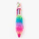 Unicorn Fur Pen (6 in one) retractable roller ball pen with multicolor feather Unicorn stylish pen for girls and boys, best for return gifts for kids & for School supplies students - PACK OF 1