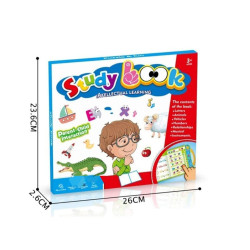 Intelligence E Book | Interactive Children Study Book -Musical English Educational Phonetic Learning Book for 3 + Year Kids|Boys|Toddlers|Girls - Multi Color