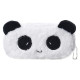 Cute Panda Faux Fur Pencil Pouch Stationery Organiser (Random Design) - Pack of 4