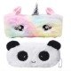 Combo of 1pcs Unicorn Fur Pouch + 1pcs Panda Pouch - Combo of 2 Combo of 1pcs Unicorn Fur Pouch + 1pcs Panda Pouch - Combo of 2