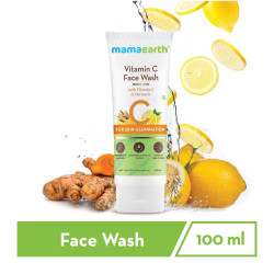 Mamaearth (MAMA EARTH) Vitamin C Face Wash with Vitamin C and Turmeric for Skin Illumination - 100ml