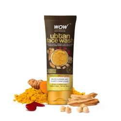 WOW Skin Science Ubtan Cleansing Face Wash | Turmeric & Saffron | All Skin Types | Clear, Glowing Skin | 100% Vegan | Paraben & Sulphates Free | For Women & Men | 100 ml - PACK OF 1