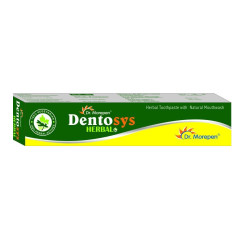 Dr. Morepen Dentosys Herbal Toothpaste with Toothbrush Free (GREEN PACK) - PACK OF 1