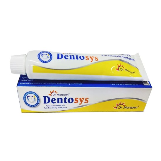 Dr. Morepen Dentosys Toothpaste 100gm | Anti-Sensitivity Toothpaste- Pack of 1