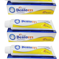 Dr. Morepen Dentosys Toothpaste 100gm | Anti-Sensitivity Toothpaste- Pack of 3