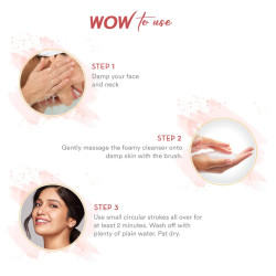 WOW Skin Science Apple Cider Vinegar Foaming Face Wash | Deep Cleansing | For Oily Skin | Fresh, Clear Skin | For Acne & Pimples | Paraben & Sulphates Free| Face Wash for Women & Men | 100 ml -PACK OF 2