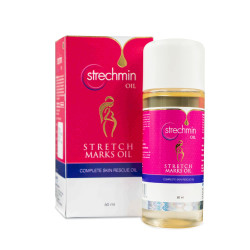 Strechmin Stretch Mark Oil for Women, 60ml - Complete Skin Rescue oil|Skincare Oil|Helps Improve the Appearance of Scars, Stretch Marks & Uneven Skin Tone-Pack of 1
