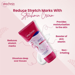 Leeford Stretch Marks Cream for Reducing Stretch Marks & Scars During Pregnancy or Weight Loss - Women Pack of 2