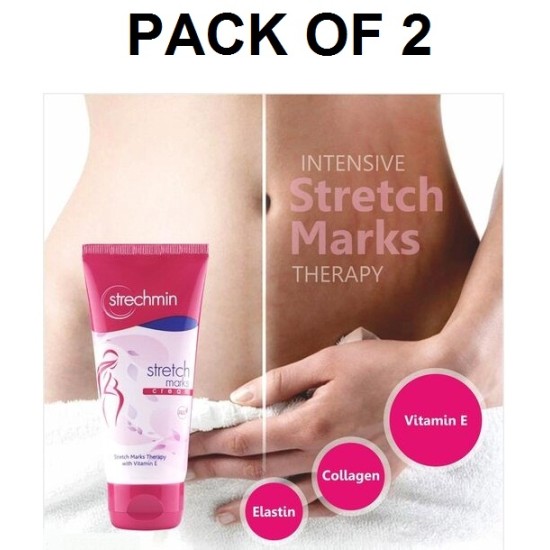 Leeford Stretch Marks Cream for Reducing Stretch Marks & Scars During Pregnancy or Weight Loss - Women Pack of 2