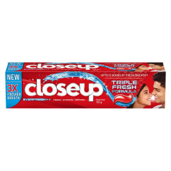 Closeup Toothpaste | India's No. 1 Gel Toothpaste| with 3x Freshness |upto 12 hrs fresh breath & white teeth 150g