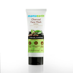Mamaearth (MAMA EARTH) Charcoal Face Wash with Activated Charcoal & Coffee for Oil Control (100)