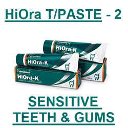 Himalaya HiOra-K Toothpaste for Sensitive Teeth & Gums 100g - Pack of 2