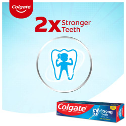 Colgate Strong Teeth Cavity Protection Toothpaste, Colgate Toothpaste with Calcium Boost, India's No.1 Toothpaste (100gm) - Pack of 1