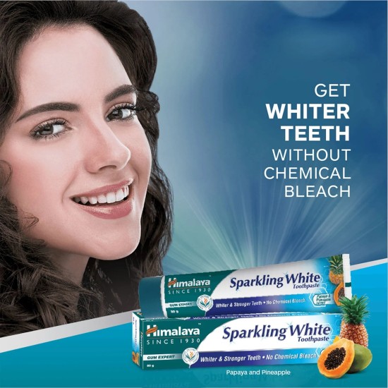 Himalaya Herbals Sparkling White Toothpaste (150GM) - PACK OF 1