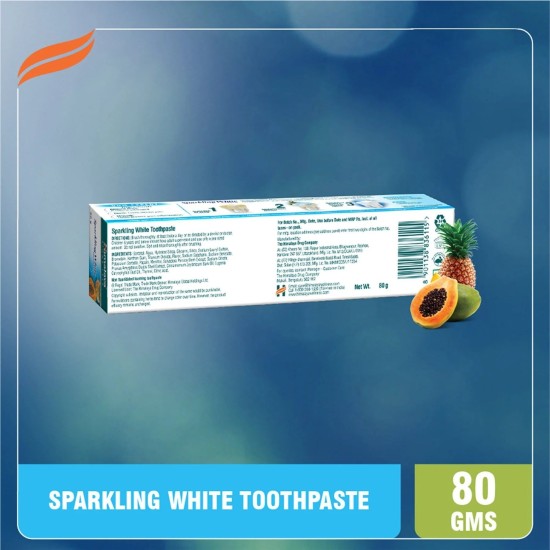 Himalaya Herbals Sparkling White Toothpaste (150GM) - PACK OF 1