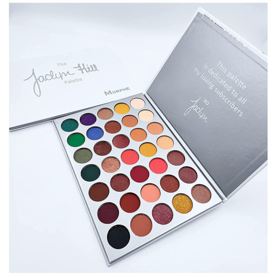 Eyeshadow Palette The Jaclyn Hill Cosmetic Powder Makeup 35 Long Wear Shimmer & Matte Shades - Multicolor